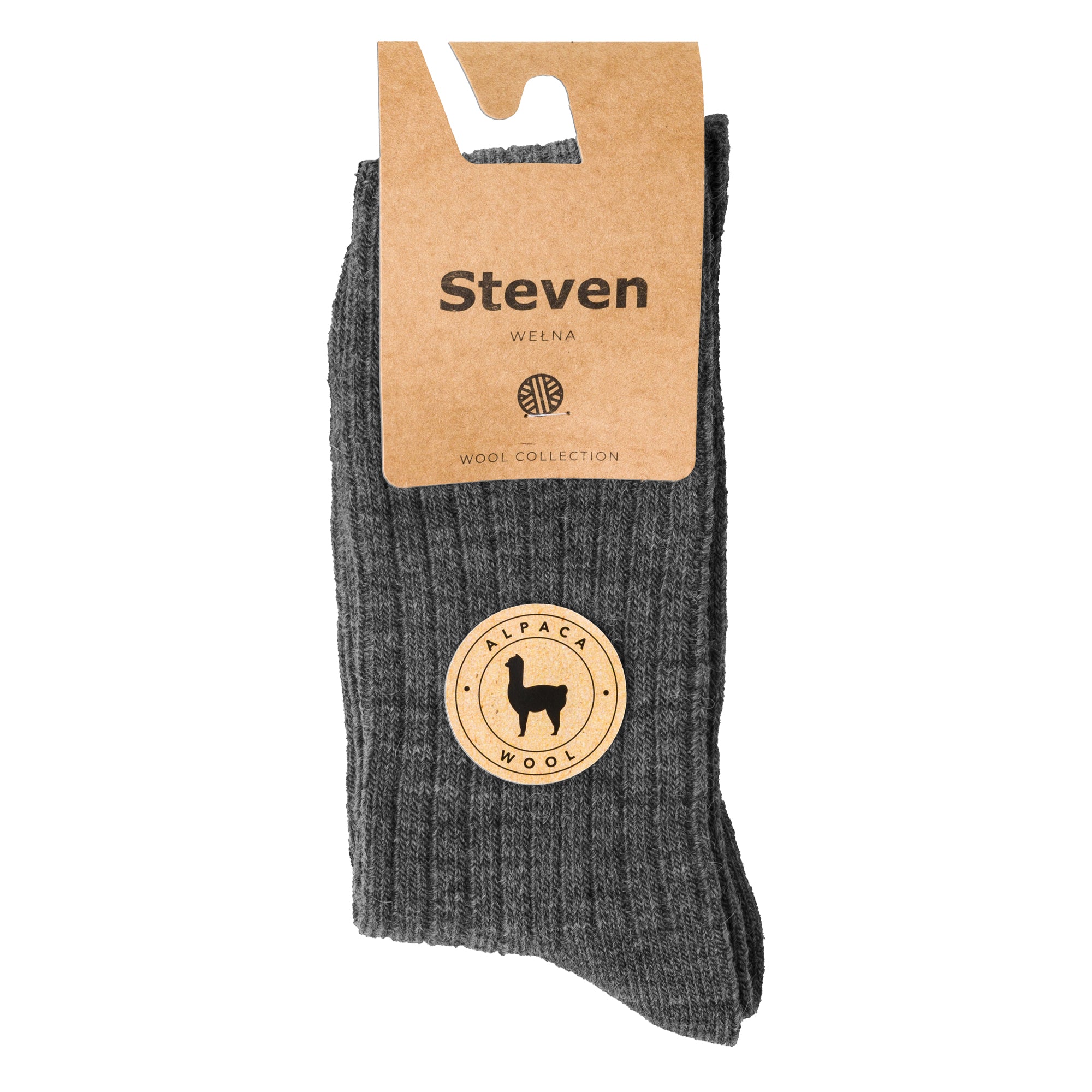 1 Pack Men's Alpaca Wool Warm Boot Socks for Winter