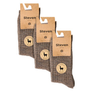 3 Pairs Mens Alpaca Wool Winter Thick Warm Boot Socks
