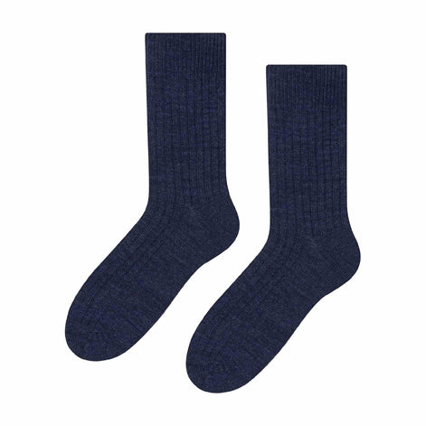 1 Pack Men's Alpaca Wool Warm Boot Socks for Winter