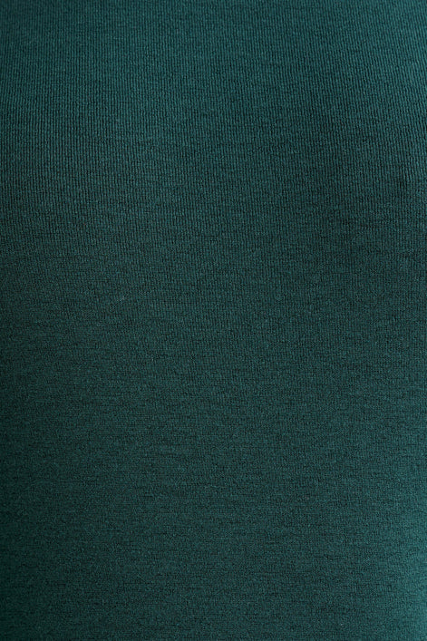 Miller Wide Leg Jersey Trouser - Forest Green