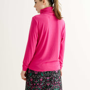 Cameron Polo Neck Jersey top - Pink