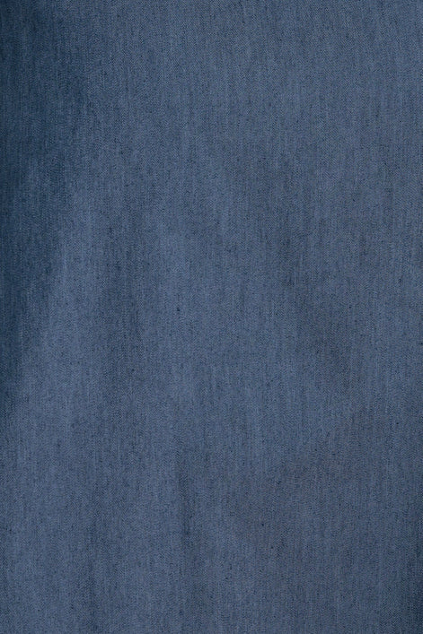 Tyler Chambray Wide Leg Trouser - Dark Grey