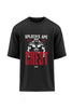 XAPE Chest Day Oversized Tee - Black