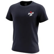 XAPE Classic Stencil Logo X Tech Tee - Navy