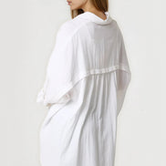 White Oversized Cotton Shirt