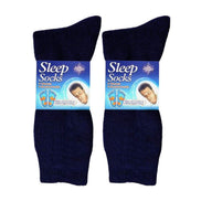 2 Pack Men's Thermal Sleep Socks for Winter