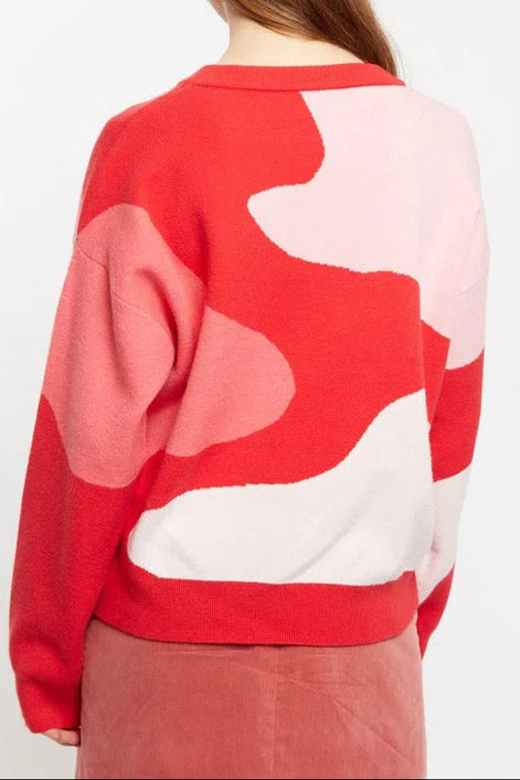 Louche Delaney Swirl Design Sweater