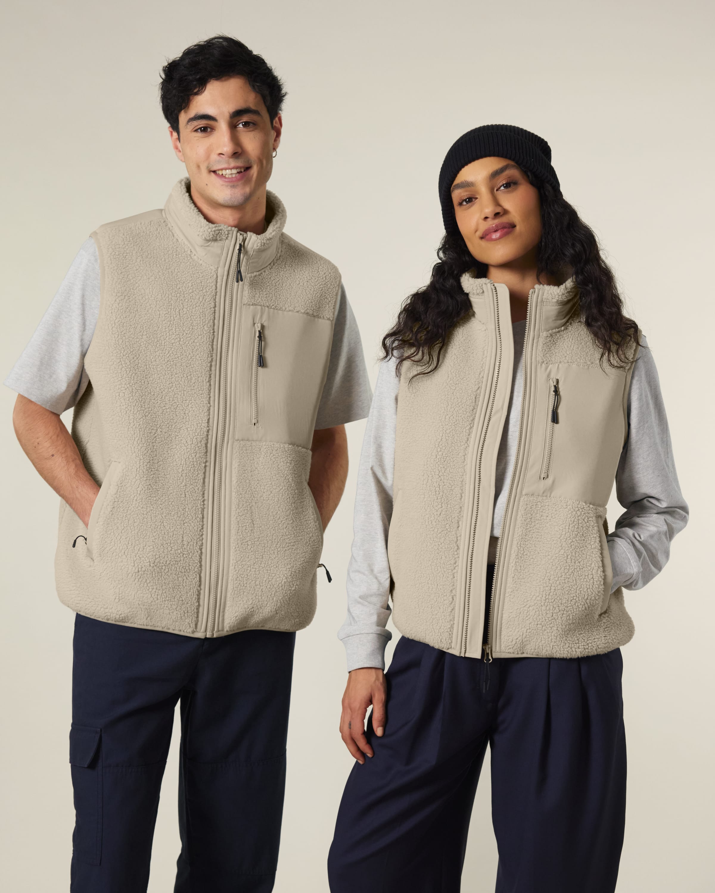 Sherpa Fleece Bodywarmer: Unisex