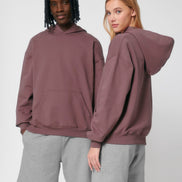 Organic Boxy Heavy Hooded Sweatshirt: Unisex