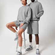 Organic Boxy Heavy Hooded Sweatshirt: Unisex