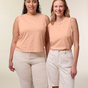 Organic High Neck Tank Top: Women's
