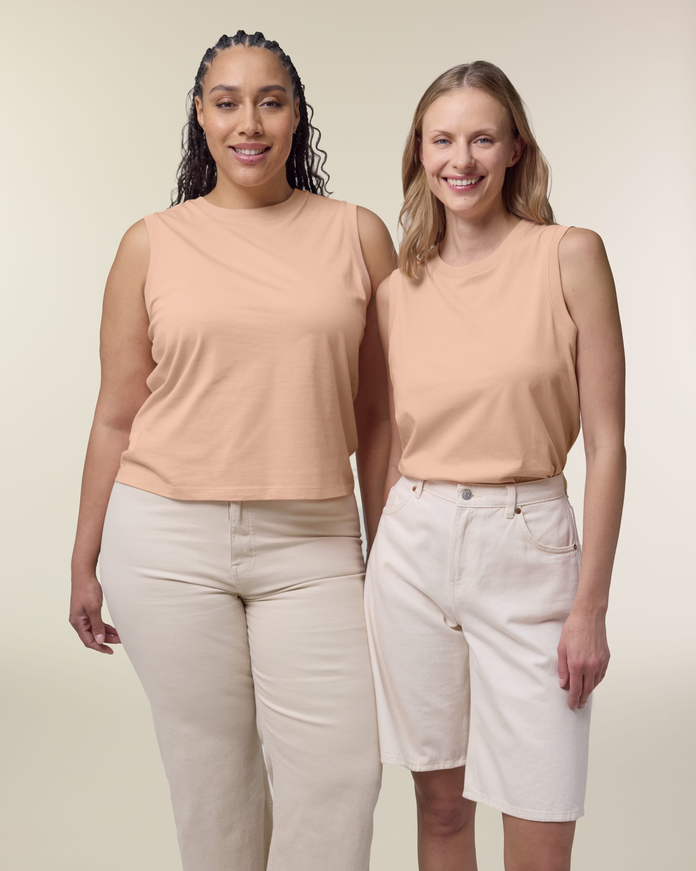 Organic High Neck Tank Top: Women's