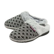 Ladies Cosy Memory Foam Open Back Knitted Slippers (6 Sizes)