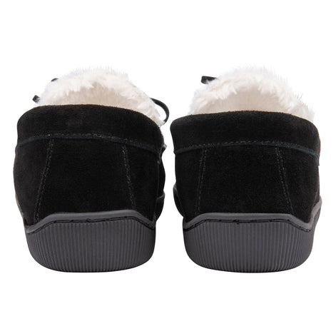 Mens Real Suede Leather Fleece Lined Slippers (6 Sizes)