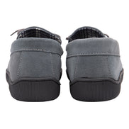 Mens Real Suede Leather Fleece Lined Slippers (6 Sizes)