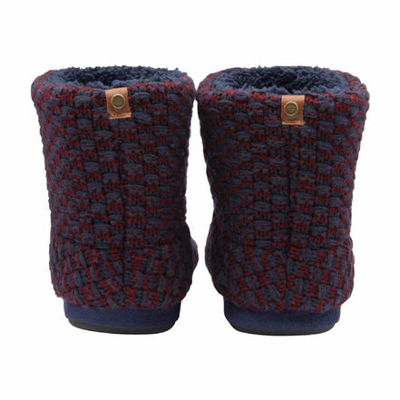 Mens Furry Sherpa Memory Foam Slipper Boots (6 Sizes)