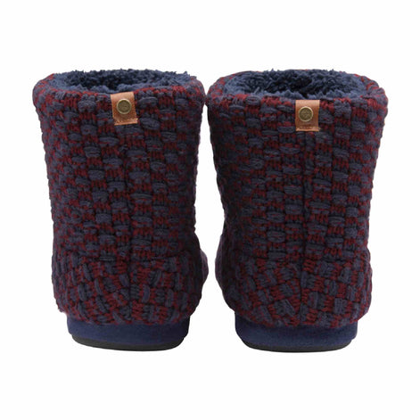 Mens Furry Sherpa Memory Foam Slipper Boots (6 Sizes)