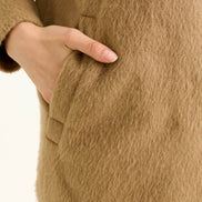 Donalda Camel Cocoon Coat