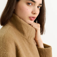 Donalda Camel Cocoon Coat