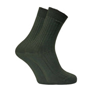 2 Pack Men's 100% Cotton Hiking Boot Socks