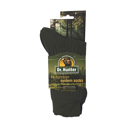 2 Pack Men's 100% Cotton Hiking Boot Socks