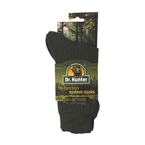 2 Pack Men's 100% Cotton Hiking Boot Socks