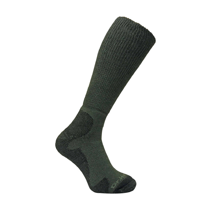 1 Pack Men's Extra Wide Knee High Merino Wool Hiking Socks