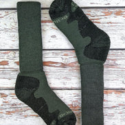 1 Pack Men's Extra Wide Knee High Merino Wool Hiking Socks