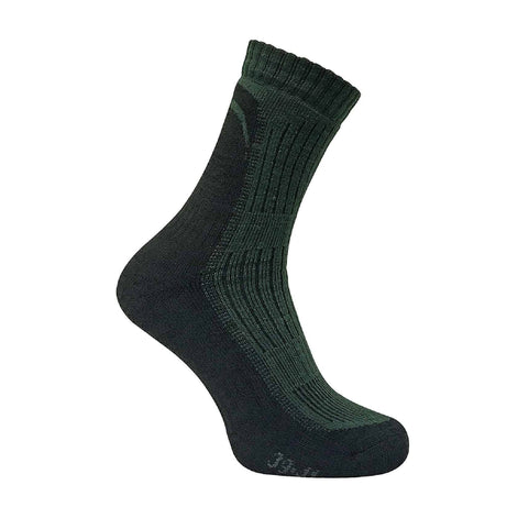 1 Pack Men's Reinforced Heel & Toe Merino Wool Hiking Socks