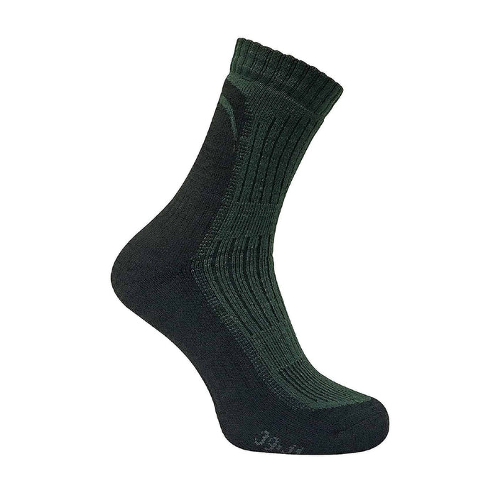 1 Pack Men's Reinforced Heel & Toe Merino Wool Hiking Socks