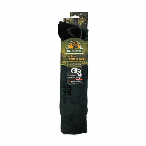 1 Pack Men's Merino Wool Long Knee High Green Socks