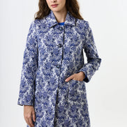 Dryden Wedgewood Jacquard Short Coat