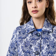 Dryden Wedgewood Jacquard Short Coat