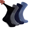 4 Pack Bamboo Diabetic Socks With Grips for Men and Women