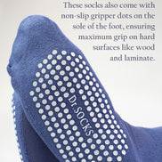4 Pack Bamboo Diabetic Socks With Grips for Men and Women