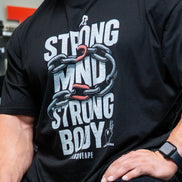XAPE X AMC Strong Mind Strong Body Oversized Tee - Black