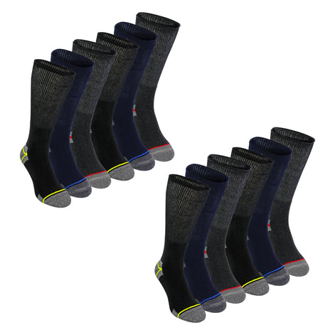 Multipack Mens Diabetic Work Socks | Non Elastic Breathable Diabetic Socks