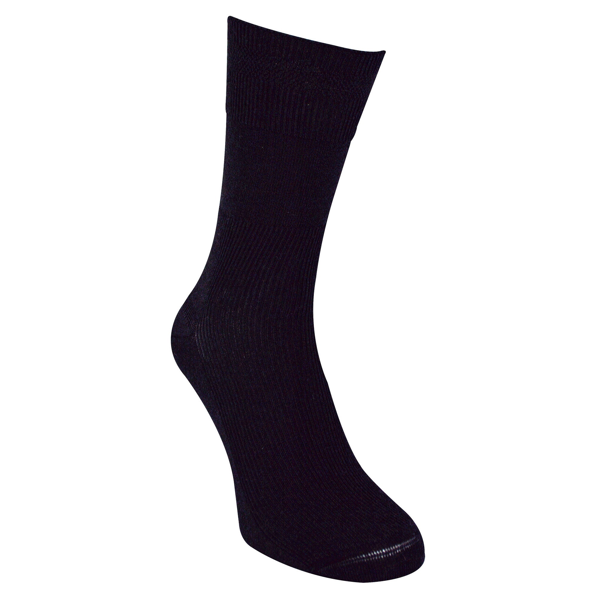 3 Pair Unisex Merino Wool Ribbed Seamless Diabetic Socks for Swollen Legs