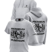 XAPE De-Evolve Hoodie & Tee Combo - Sports Grey