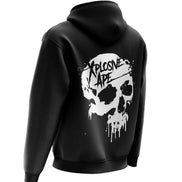 XAPE Dripping Skull Hoodie - Black