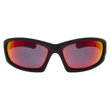 Unisex Samum Polarised UV400 Sport Sunglasses with Mirror Hydrophobic Lens