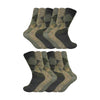 12 Pair Mens Soft Lambswool Honeycomb Top Argyle Patterned Socks