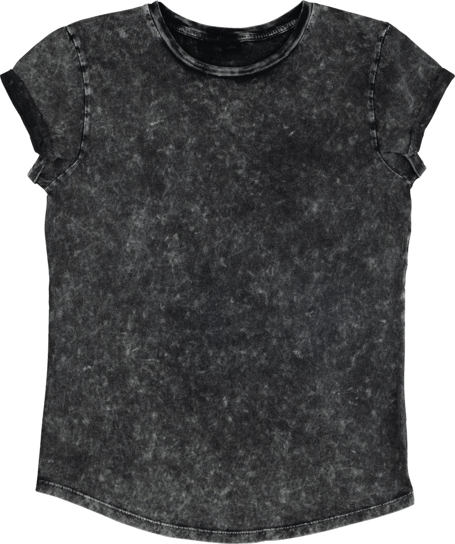 Organic Cotton Rolled Sleeve T-Shirt: Women's