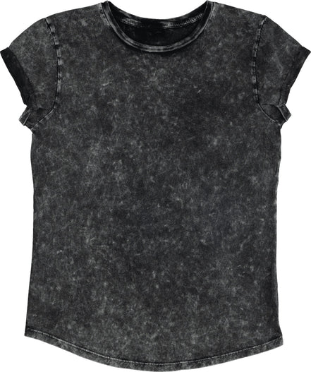 Organic Cotton Rolled Sleeve T-Shirt: Women's