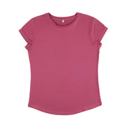 Organic Cotton Rolled Sleeve T-Shirt: Women's