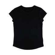 Organic Cotton Rolled Sleeve T-Shirt: Women's