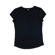 Organic Cotton Rolled Sleeve T-Shirt: Women's