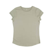 Organic Cotton Rolled Sleeve T-Shirt: Women's