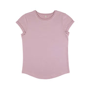 Organic Cotton Rolled Sleeve T-Shirt: Women's
