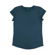 Organic Cotton Rolled Sleeve T-Shirt: Women's